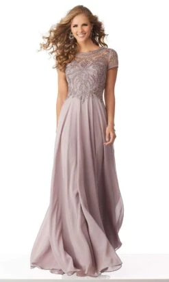 MGNY By Mori Lee - 71824 Embellished Bateau Chiffon A-line Dress 8 MGNY By Mori Lee - 71824 Embellished Bateau Chiffon A-line Dress -Mori Lee mgny by mori lee 71824 embellished bateau chiffon a line dress mother of the bride dresses 28119689723987