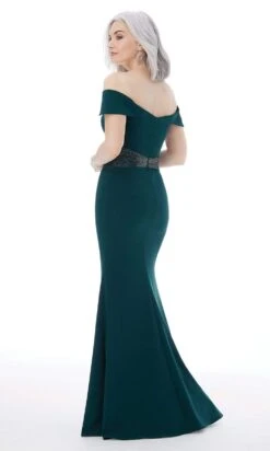 MGNY By Mori Lee - 72215 Beaded Waist Off Shoulder Mermaid Gown -Mori Lee mgny by mori lee 72215 beaded waist off shoulder mermaid gown mother of the bride dresses 14547313459283