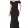 MGNY By Mori Lee - 72215 Beaded Waist Off Shoulder Mermaid Gown