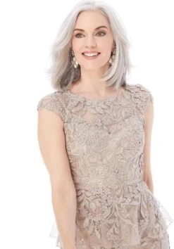 MGNY By Mori Lee - 72230 Lavish 3D Floral Appliques Mermaid Gown -Mori Lee mgny by mori lee 72230 lavish 3d floral appliques mermaid gown evening dresses 28817944772691