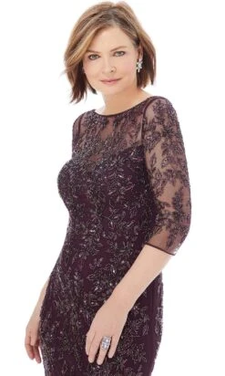 MGNY By Mori Lee - 72232 Fully Beaded Net Sheath Evening Gown -Mori Lee mgny by mori lee 72232 fully beaded net sheath evening gown mother of the bride dresses 28739303637075