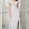 MGNY By Mori Lee - 72406 Off Shoulder A-Line Evening Dress