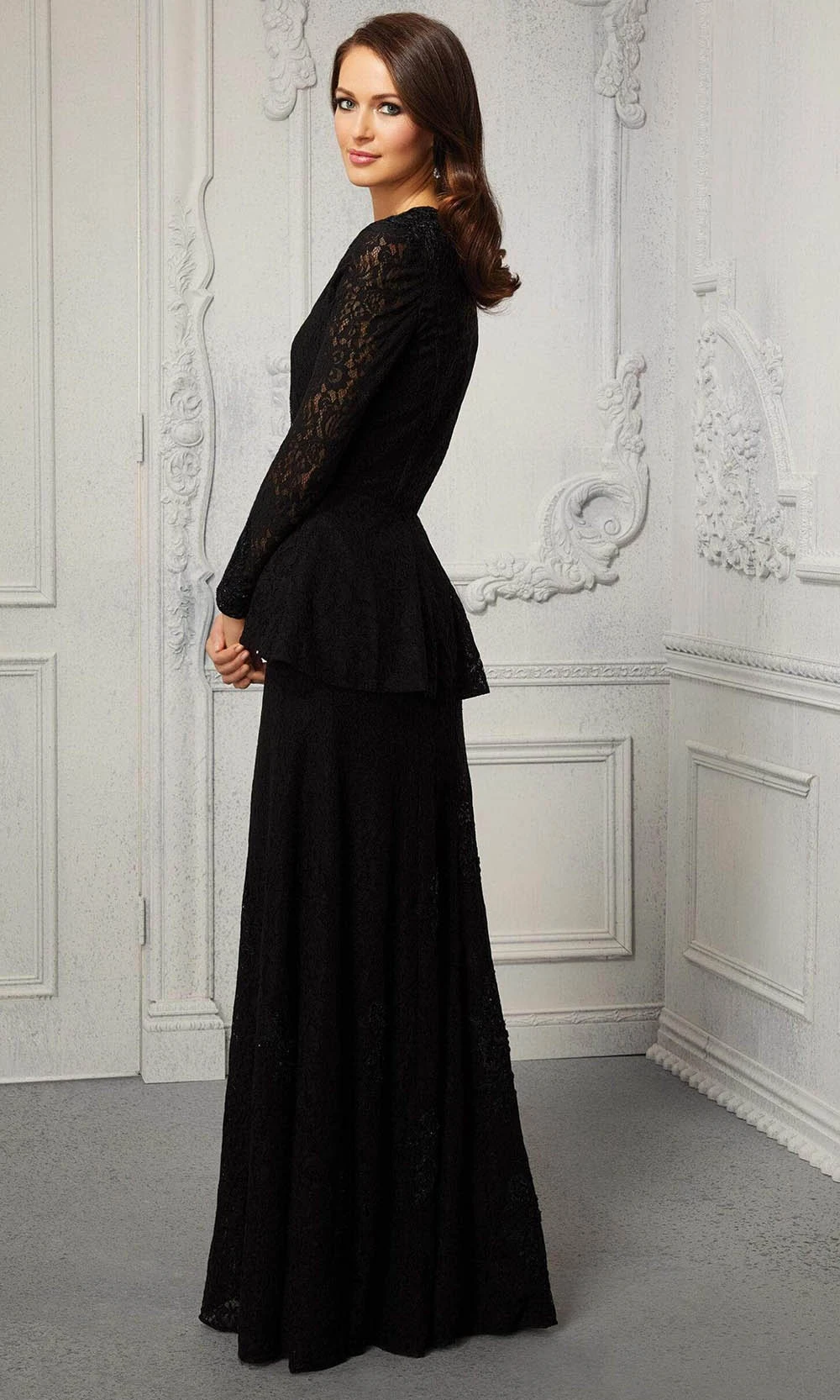 MGNY By Mori Lee - 72422 Two Piece Formal Lace Evening Dress 2 MGNY By Mori Lee - 72422 Two Piece Formal Lace Evening Dress - Image 2