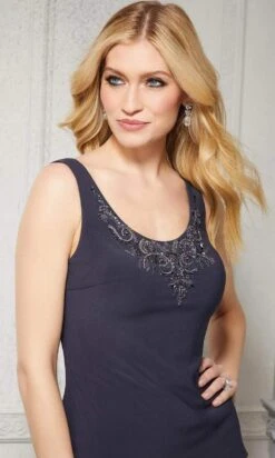 MGNY By Mori Lee - 72427 Scoop Long Sleeves Pant Suit 7 MGNY By Mori Lee - 72427 Scoop Long Sleeves Pant Suit -Mori Lee mgny by mori lee 72427 scoop long sleeves pant suit mother of the bride dresses 28428021563475