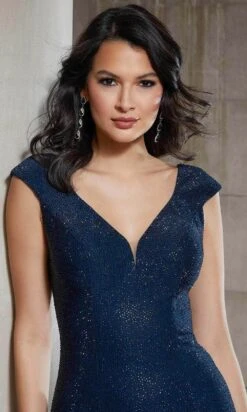 MGNY By Mori Lee 72610 - Beaded V-Neck Jersey Evening Gown 11 MGNY By Mori Lee 72610 - Beaded V-Neck Jersey Evening Gown -Mori Lee mgny by mori lee 72610 beaded v neck jersey evening gown evening dresses 30788560388179