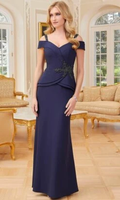 MGNY By Mori Lee 72711 - Cold Shoulder Sheath Evening Gown