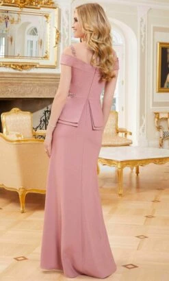 MGNY By Mori Lee 72711 - Cold Shoulder Sheath Evening Gown -Mori Lee mgny by mori lee 72711 cold shoulder sheath evening gown mother of the bride dresses 31997957767251