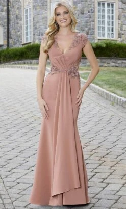 MGNY By Mori Lee 72714 - Cap Sleeved Prom Dress -Mori Lee mgny by mori lee 72714 cap sleeved prom dress prom dresses 32019873562707