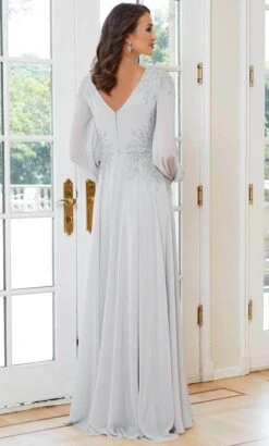 MGNY By Mori Lee 72717 - Bishop Sleeved Formal Dress -Mori Lee mgny by mori lee 72717 bishop sleeved formal dress evening dresses 32019898597459