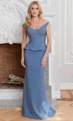 MGNY By Mori Lee 72718 - Mother Of The Bride Peplum Gown