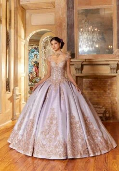 Mori Lee 34062 - Sweetheart Bodice Quinceanera Ballgown -Mori Lee mori lee 34062 sweetheart bodice quinceanera ballgown special occasion dress 31366105268307