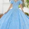 Mori Lee 34072 - Ruffled Off-Shoulder Quinceanera Ballgown