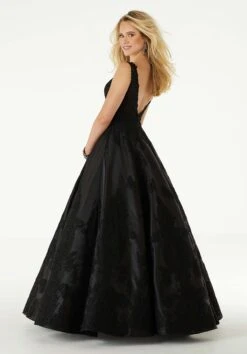 Mori Lee - 43089 Sleeveless V Neck Beaded Lace Appliques Satin Gown 17 Mori Lee - 43089 Sleeveless V Neck Beaded Lace Appliques Satin Gown -Mori Lee mori lee 43089 sleeveless v neck beaded lace appliques satin gown prom dresses 13270619684947