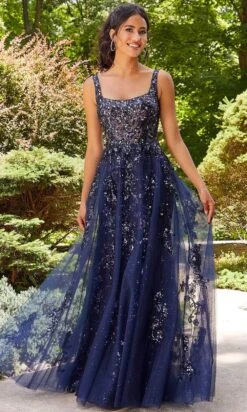 Mori Lee 47066 - Sleeveless Square Neck Formal Gown -Mori Lee mori lee 47066 sleeveless square neck formal gown prom dresses 29865132589139