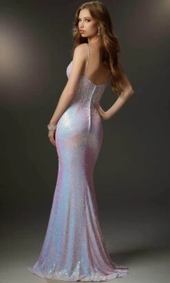 Mori Lee 48002 - Sequined Sleeveless Evening Dress 8 Mori Lee 48002 - Sequined Sleeveless Evening Dress -Mori Lee mori lee 48002 sequined sleeveless evening dress evening dresses 31998023106643