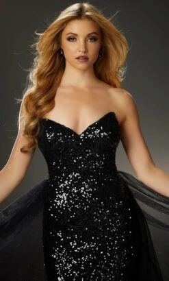 Mori Lee 48011 - Strapless Glittered Overskirt Prom Gown 13 Mori Lee 48011 - Strapless Glittered Overskirt Prom Gown -Mori Lee mori lee 48011 strapless glittered overskirt prom gown special occasion dress 31971679600723