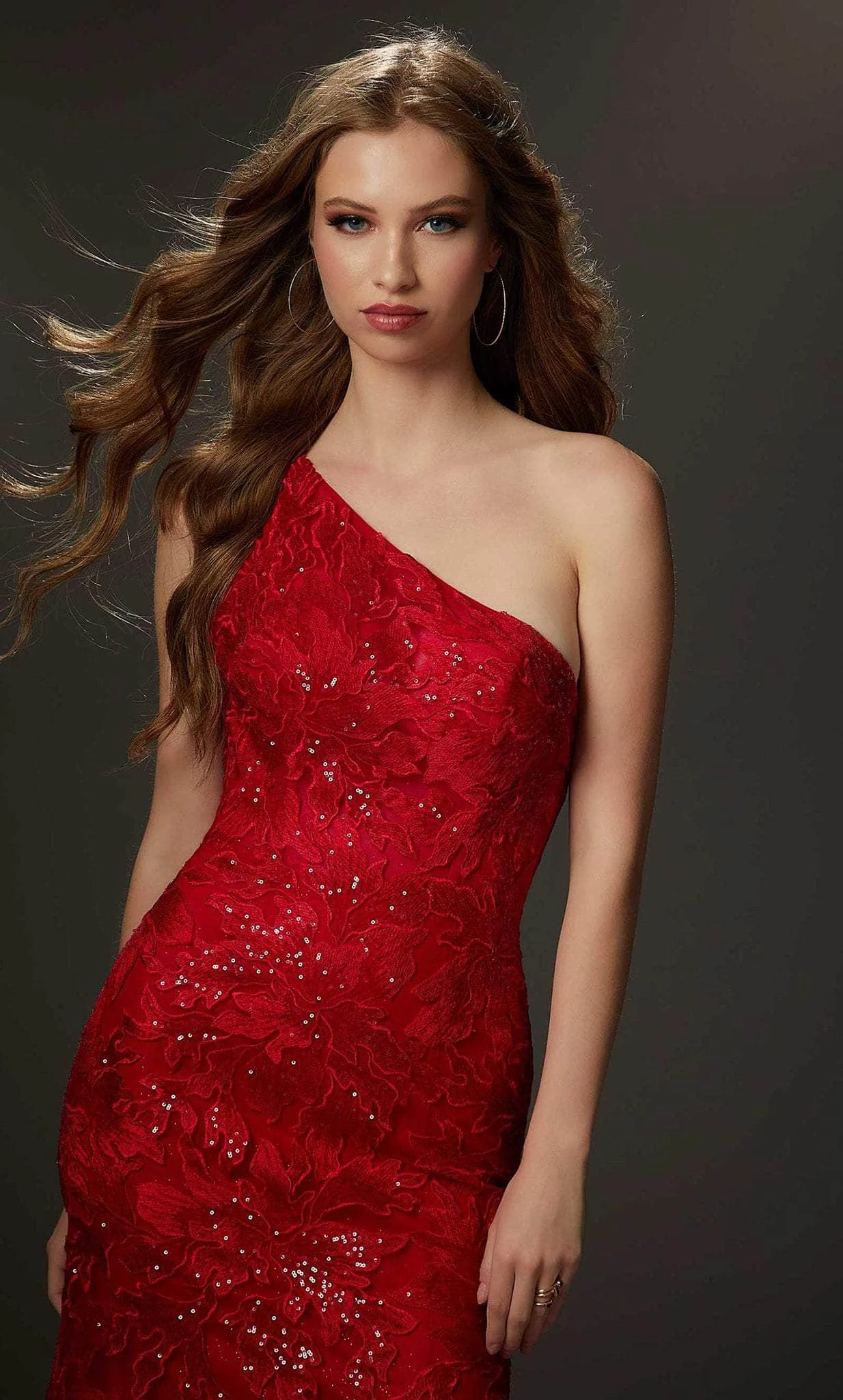 Mori Lee 48016 - Embroidered Lace-Up Prom Gown 7 Mori Lee 48016 - Embroidered Lace-Up Prom Gown - Image 7