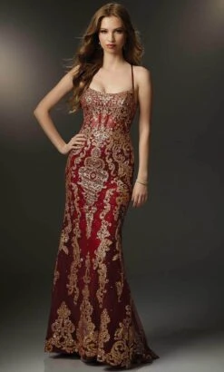 Mori Lee 48018 - Corset Beaded Evening Gown -Mori Lee mori lee 48018 corset beaded evening gown evening dresses 32001902215251
