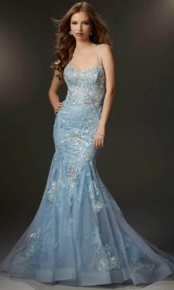 Mori Lee 48029 - Sleeveless Embroidered Prom Gown -Mori Lee mori lee 48029 sleeveless embroidered prom gown special occasion dress 32001996193875