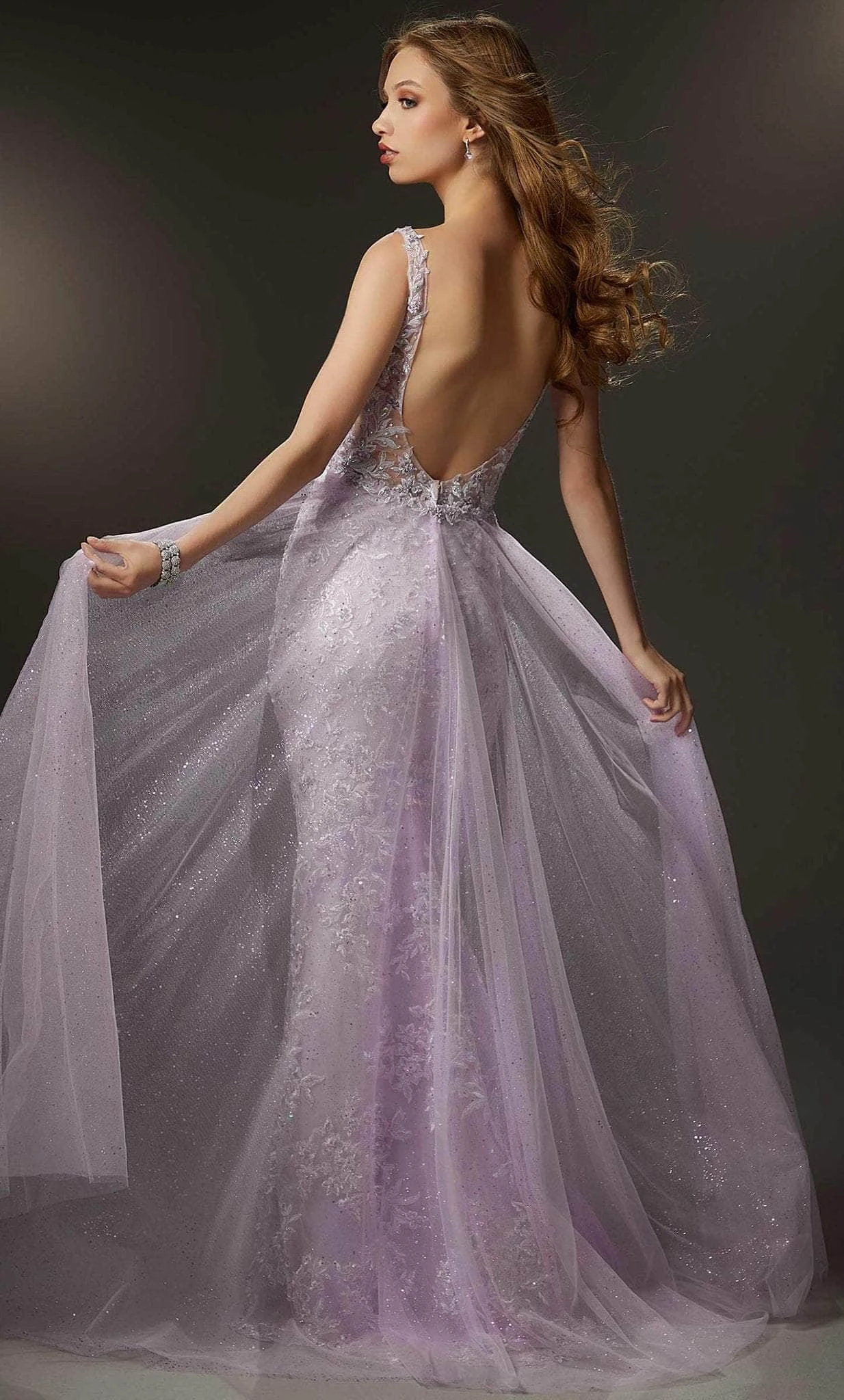 Mori Lee 48048 - Embroidered Sleeveless Prom Dress 2 Mori Lee 48048 - Embroidered Sleeveless Prom Dress - Image 2