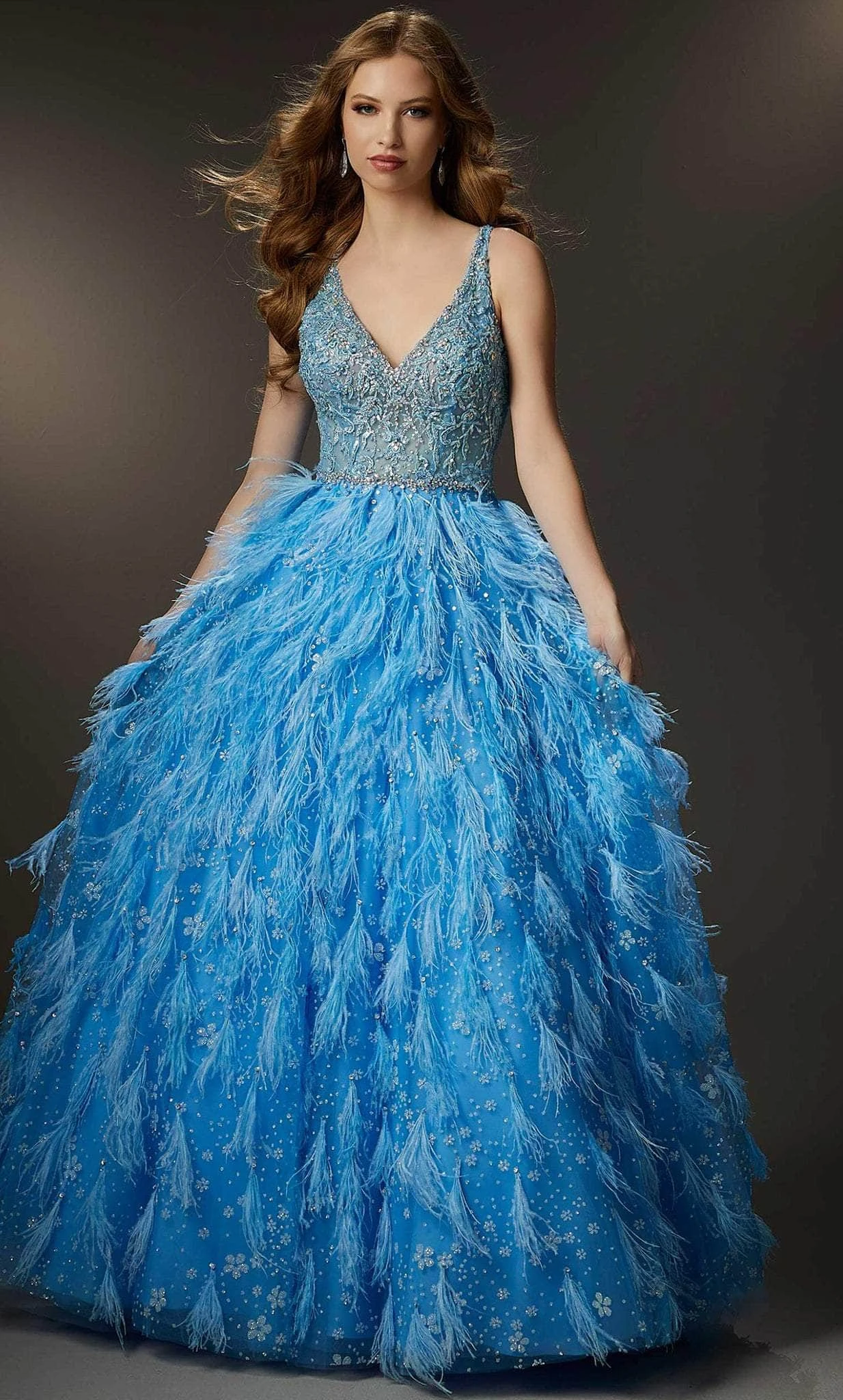 Mori Lee 48050 - Sleeveless Embellished Ballgown 1 Mori Lee 48050 - Sleeveless Embellished Ballgown