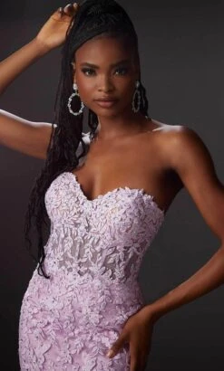 Mori Lee 48052 - Embroidered Strapless Prom Dress -Mori Lee mori lee 48052 embroidered strapless prom dress prom dresses 32017404985427