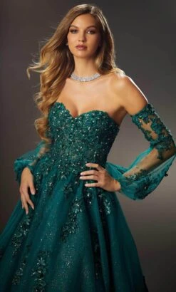 Mori Lee 48053 - Sweetheart Embroidered Ballgown -Mori Lee mori lee 48053 sweetheart embroidered ballgown ball gowns 31994142621779