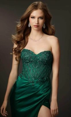 Mori Lee 48054 - Strapless Corset Bodice Prom Dress -Mori Lee mori lee 48054 strapless corset bodice prom dress evening dresses 32017428774995
