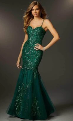 Mori Lee 48070 - Embellished Mermaid Prom Gown
