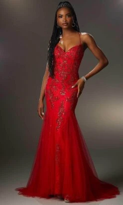 Mori Lee 48072 - Tulle Skirt Prom Dress 8 Mori Lee 48072 - Tulle Skirt Prom Dress -Mori Lee mori lee 48072 tulle skirt prom dress evening dresses 00 ruby red 32017655398483