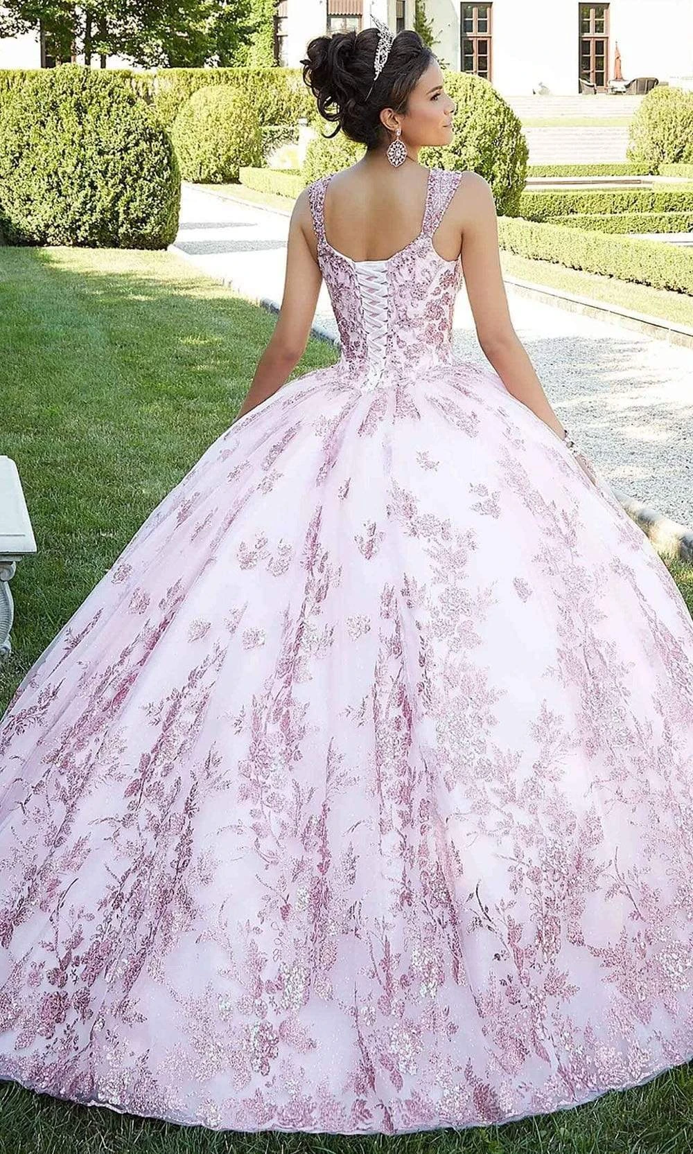 Mori Lee - 60132 Metallic Embroidered Ballgown 2 Mori Lee - 60132 Metallic Embroidered Ballgown - Image 2