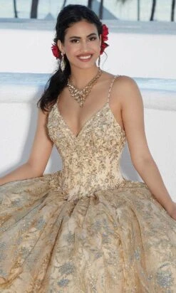 Mori Lee 60163 - Crystal Beaded Quinceanera Ballgown -Mori Lee mori lee 60163 crystal beaded quinceanera ballgown ball gowns 31384262639699