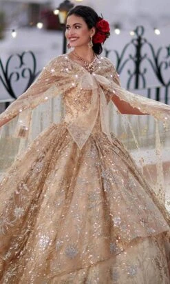 Mori Lee 60163 - Crystal Beaded Quinceanera Ballgown -Mori Lee mori lee 60163 crystal beaded quinceanera ballgown ball gowns 31384262738003