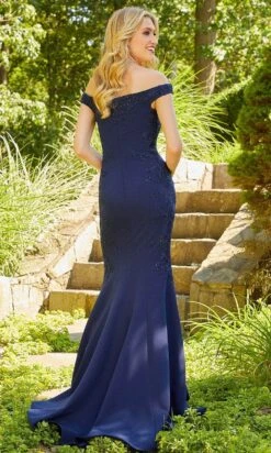 Mori Lee 72507 - Beaded Off-Shoulder Prom Gown -Mori Lee mori lee 72507 beaded off shoulder prom gown prom dresses 31384343740499