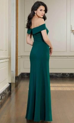 Mori Lee 72609 - Off-The- Shoulder Jersey Long Dress -Mori Lee mori lee 72609 off the shoulder jersey long dress evening dresses 31383365714003