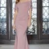 Mori Lee 72613 - Jersey Off-Shoulder Evening Dress