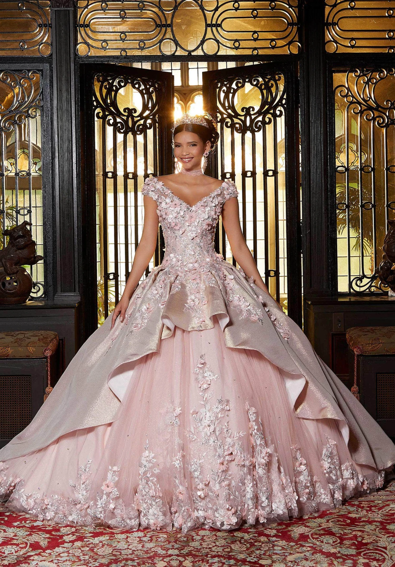 Mori Lee 89331 - Embellished Tulle Quinceañera Dress 7 Mori Lee 89331 - Embellished Tulle Quinceañera Dress - Image 7