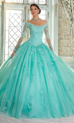 Mori Lee 89339 - Embroidered Tulle Quinceanera Ballgown
