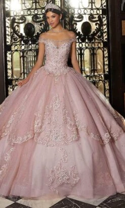Mori Lee 89340 - Basque Waist Quinceanera Ballgown