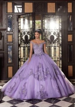 Mori Lee 89340 - Basque Waist Quinceanera Ballgown -Mori Lee mori lee 89340 basque waist quinceanera ballgown special occasion dress 31366103302227