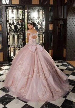 Mori Lee 89340 - Basque Waist Quinceanera Ballgown -Mori Lee mori lee 89340 basque waist quinceanera ballgown special occasion dress 31366103433299