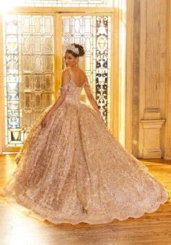 Mori Lee 89346 - Sequined Off-Shoulder Quinceañera Dress -Mori Lee mori lee 89346 sequined off shoulder quinceanera dress prom dresses 31386754875475