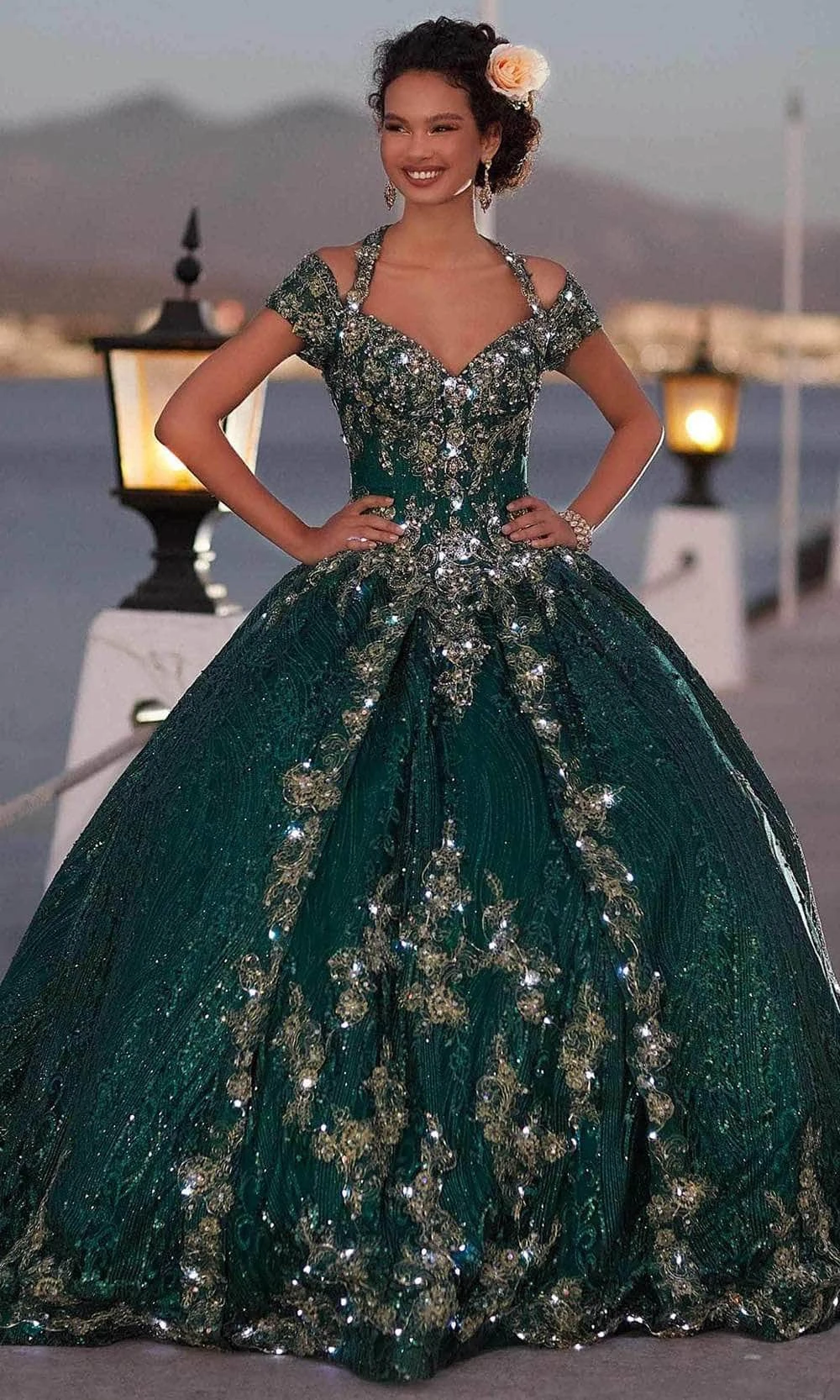 Mori Lee 89351 - Queen Anne Neck Quinceanera 1 Mori Lee 89351 - Queen Anne Neck Quinceanera