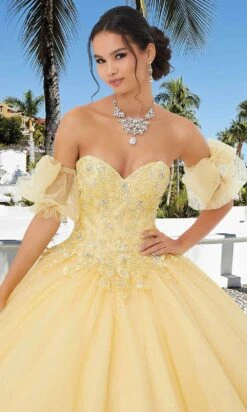 Mori Lee 89354 - Appliqued Sweetheart Quinceañera Dress -Mori Lee mori lee 89354 appliqued sweetheart quinceanera dress prom dresses 31386826866771
