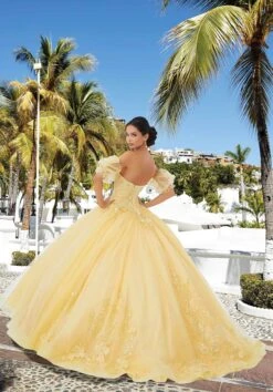 Mori Lee 89354 - Appliqued Sweetheart Quinceañera Dress -Mori Lee mori lee 89354 appliqued sweetheart quinceanera dress special occasion dress 31366127583315
