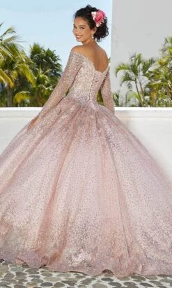 Mori Lee 89355 - Beaded Long Sleeves Quinceñera Dress -Mori Lee mori lee 89355 beaded long sleeves quincenera dress prom dresses 31386847084627