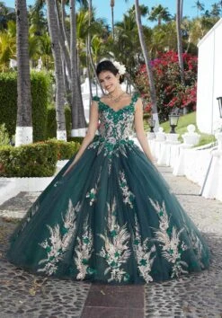 Mori Lee 89362 - Floral Appliqued Quinceañera Dress 16 Mori Lee 89362 - Floral Appliqued Quinceañera Dress -Mori Lee mori lee 89362 floral appliqued quinceanera dress special occasion dress 31366131220563