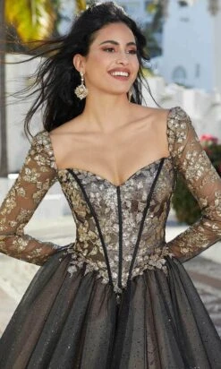 Mori Lee 9595 - Corset Boned Sweetheart Cocktail Dress -Mori Lee mori lee 9595 corset boned sweetheart cocktail dress cocktail dresses 30806070526035