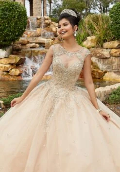 Vizcaya By Mori Lee - 60094 Bejeweled Illusion Bodice Tulle Ballgown 10 Vizcaya By Mori Lee - 60094 Bejeweled Illusion Bodice Tulle Ballgown -Mori Lee vizcaya by mori lee 60094 bejeweled illusion bodice tulle ballgown quinceanera dresses 0 nude 28149633384531
