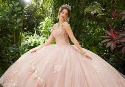 Vizcaya By Mori Lee - 89286 Floral Applique Sweetheart Ballgown -Mori Lee vizcaya by mori lee 89286 floral applique sweetheart ballgown quinceanera dresses 28115718242387